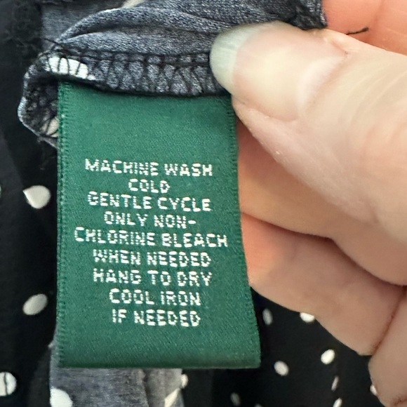 Lauren Ralph Lauren Faux Wrap Crisscross Front V Neck Draped Sleeveless Dress 10 - Picture 6 of 9